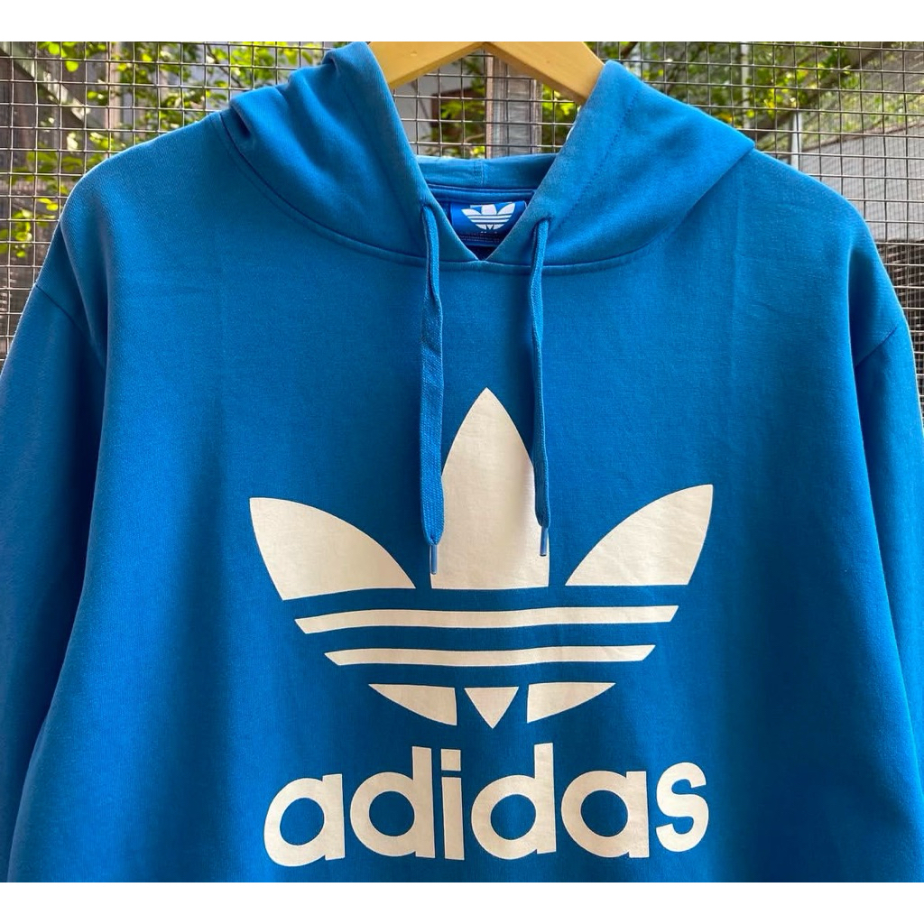 Hoodie Adidas Original Warna Biru Size XL (105)