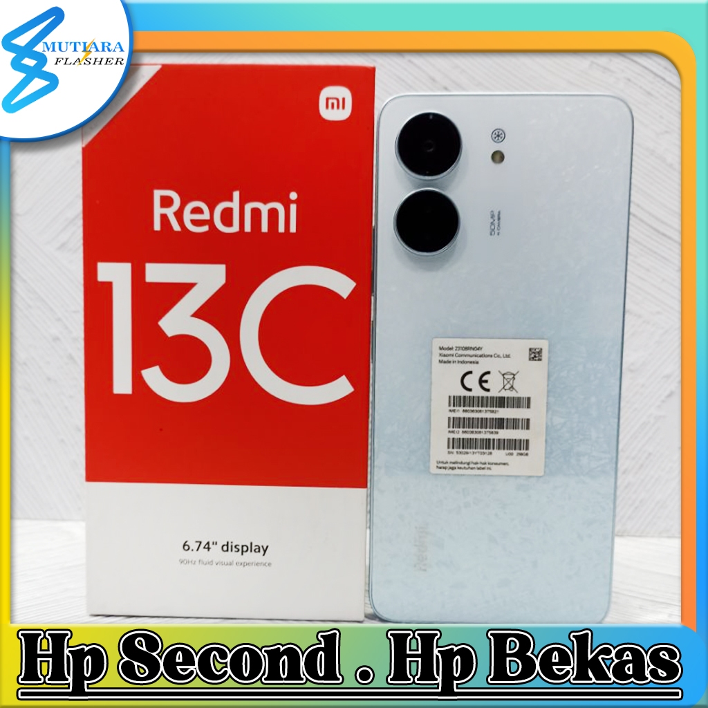 Xiaomi Redmi 13C Ram 6/128GB | 8/256GB Bekas Original Flasher Store