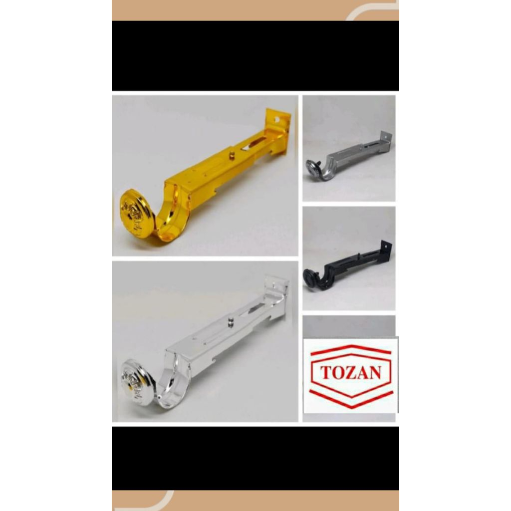 penyangga/bracket batang gorden premium tozan