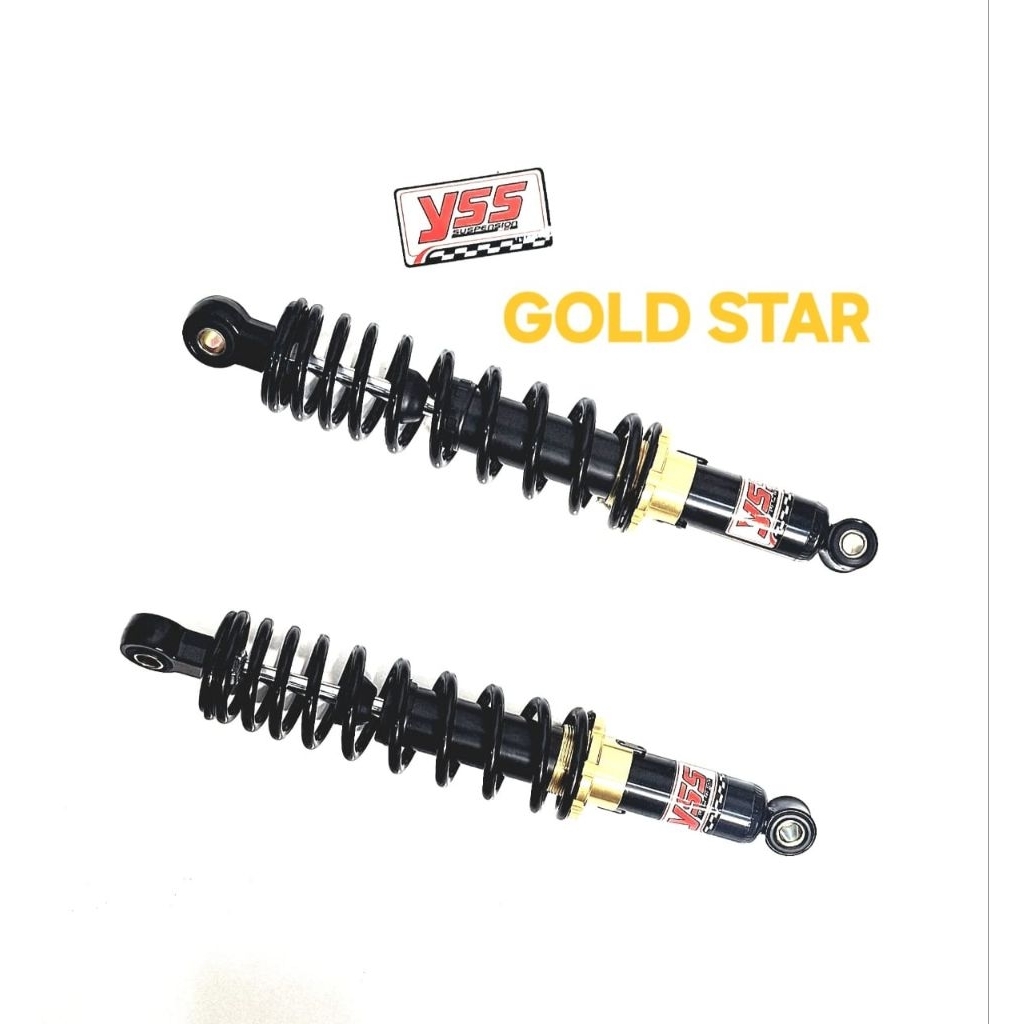SHOCK BELAKANG COPY YSS UKURAN 340MM BUAT MOTOR SUPRA X /SUPRA FIT NEW /REVO / REVO FI / BLADE / SMA