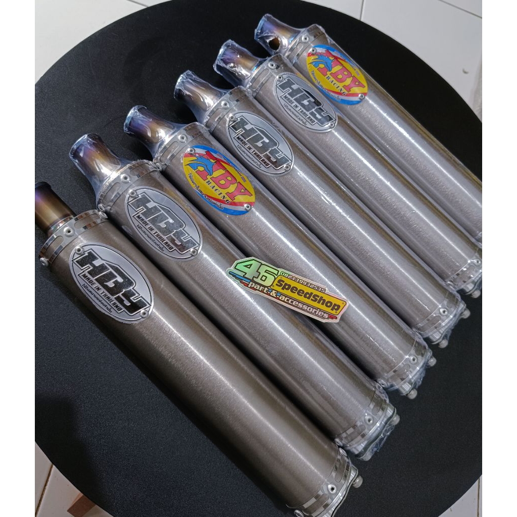 Silincer HBY racing titanium original Thailand