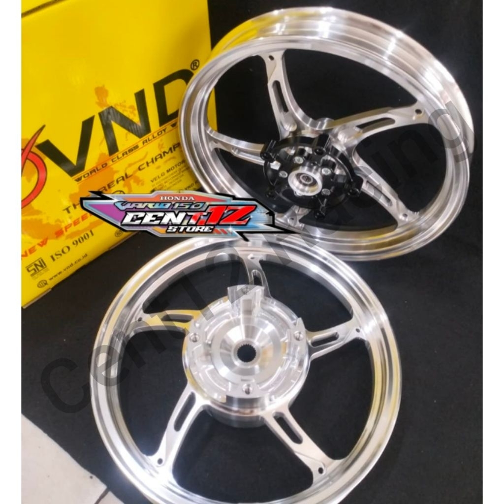 VELG TERBARU VND NEW SPEED PCX 160 ABS CBS R14 UK 185x215 PALANG BINTANG NEW SPEED KING SPEED VND FU