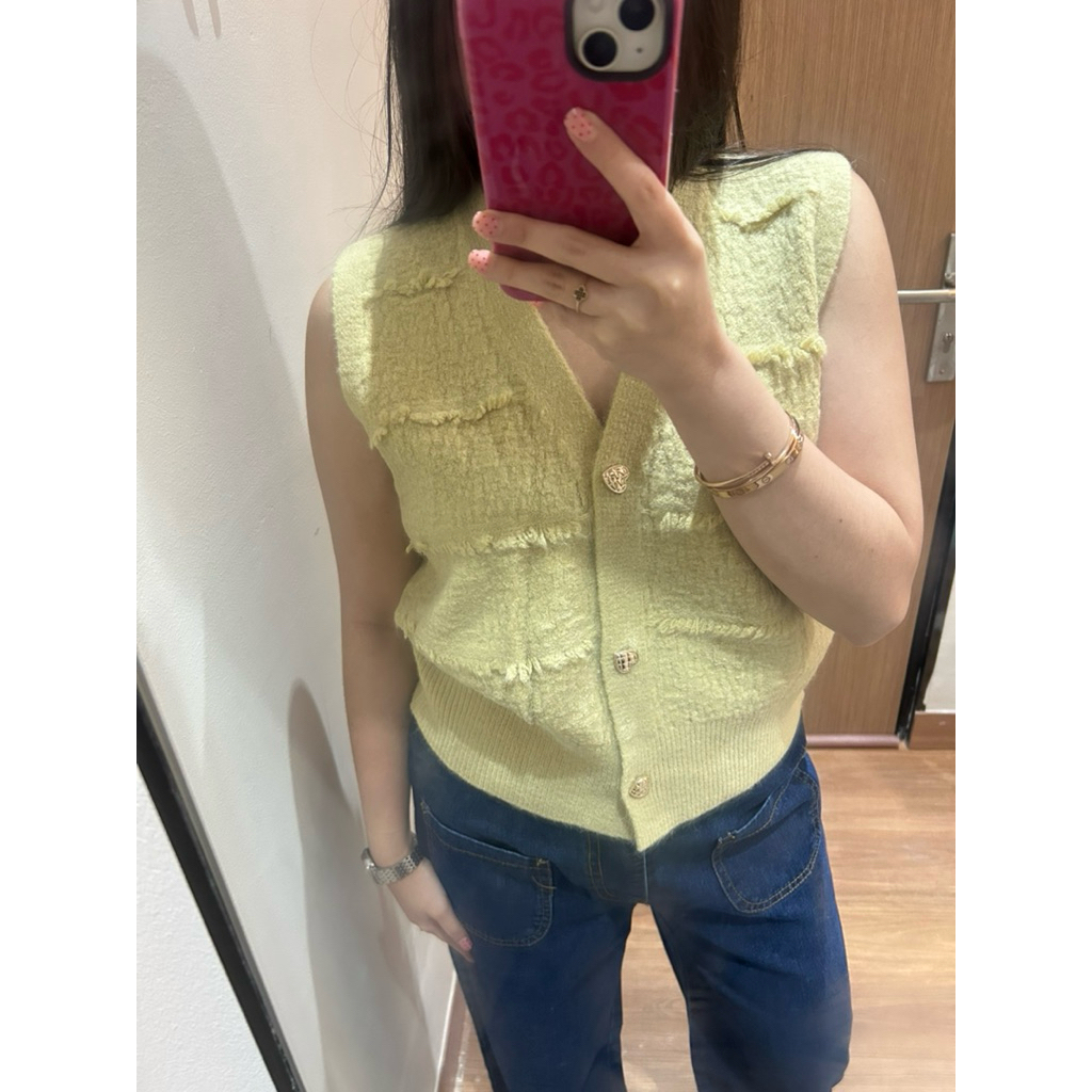 Russell Vest Knit Top / Vest / Outer / Knit / Vest Rajut / Vest Korea / Outer Korea / Vest Prancis /