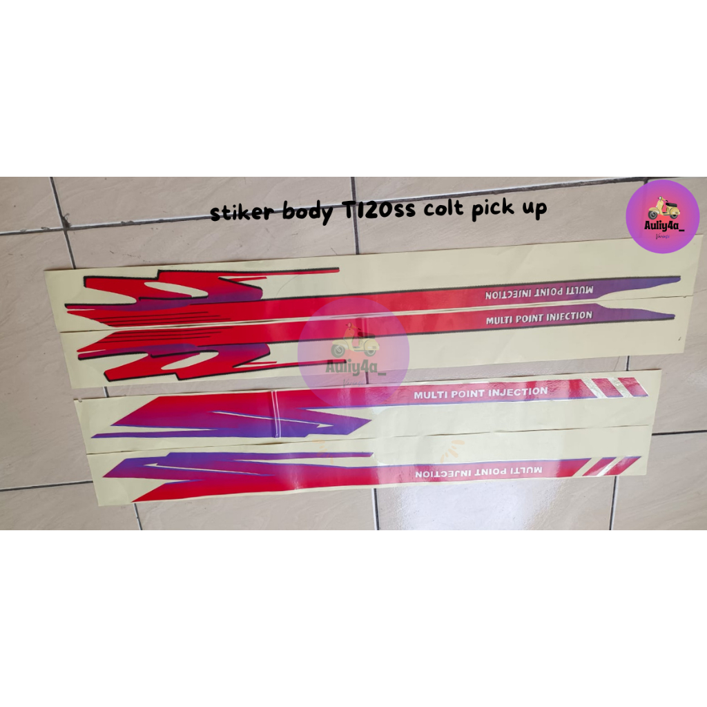 stiker body T120ss colt pick up / stiker mitsubishi t120ss mpi / stiker colt T120ss pick up / t120ss