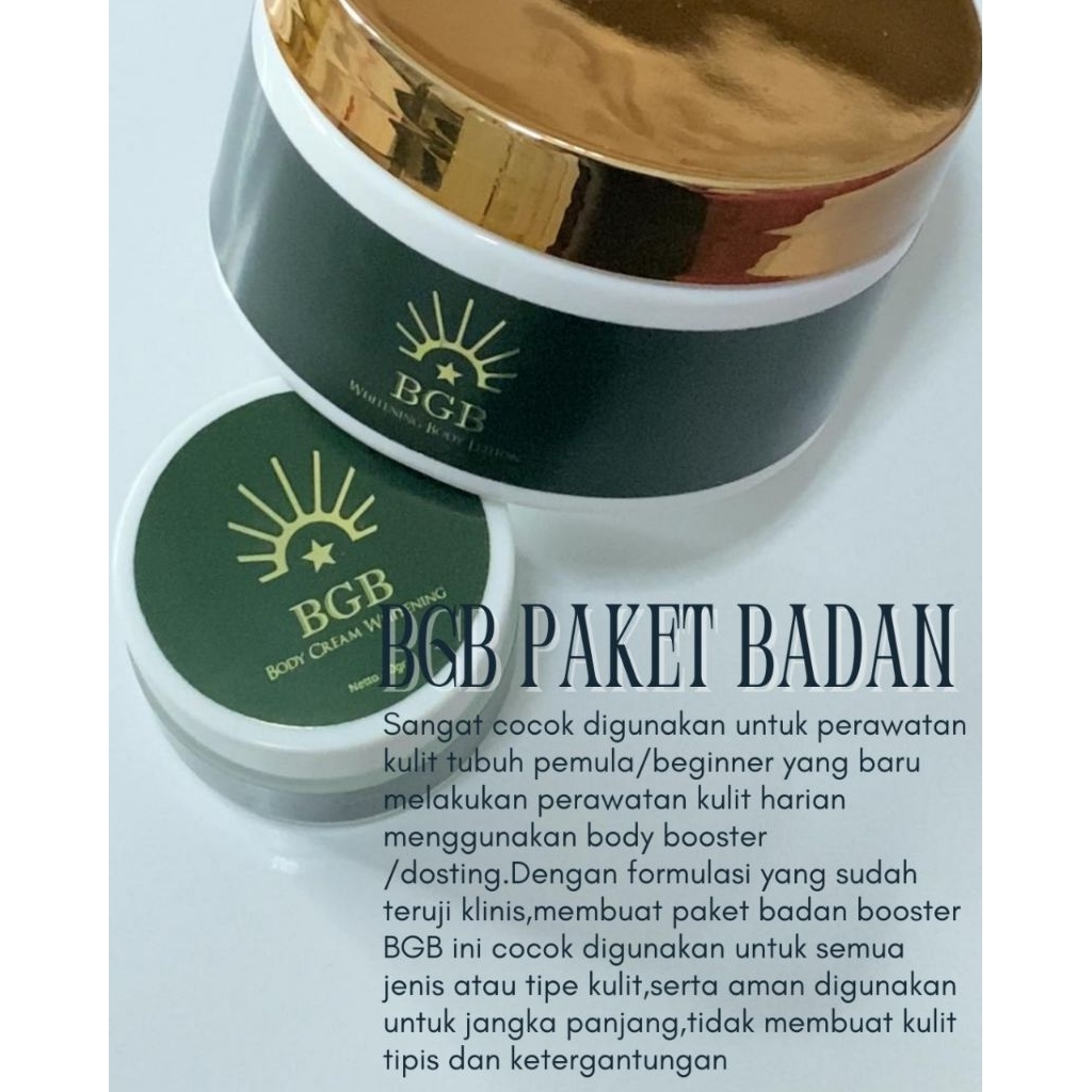 BGB PAKET PEMUTIH KULIT BRIGTENING BODY LOTION & CREAM BIBIT WHITENING