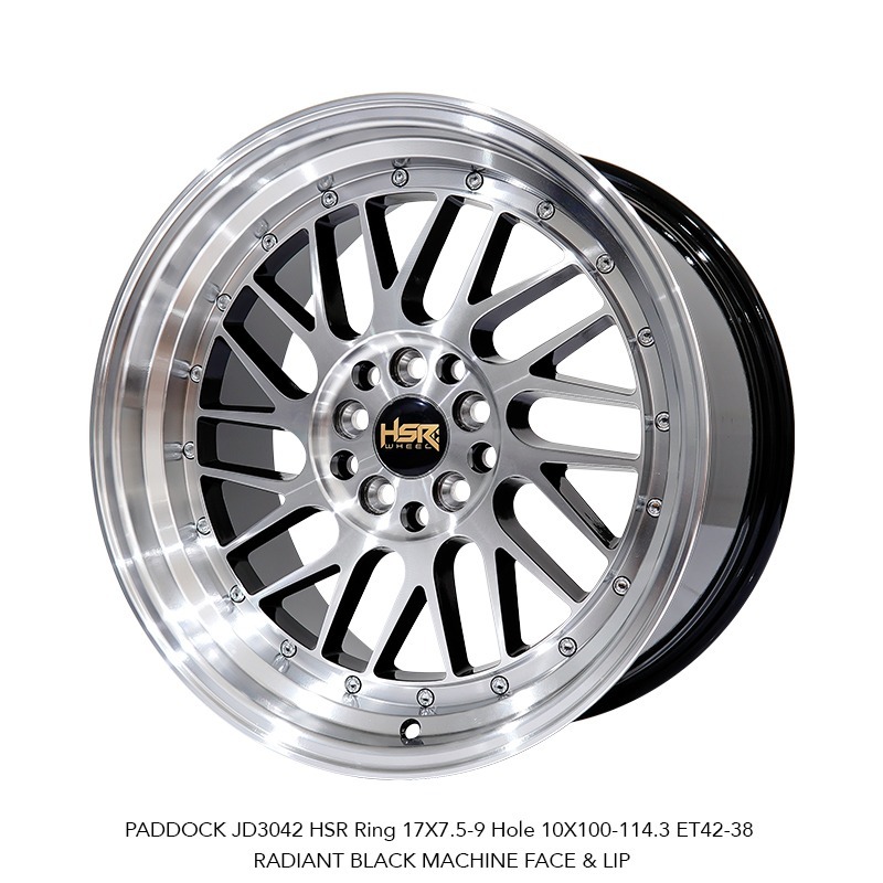 PELEK MOBIL RING 17 RUSH TERMURAH BAHAN ALLOY BERGARANSI VELG R17 HSR PADOCK CELONG SAMLONG