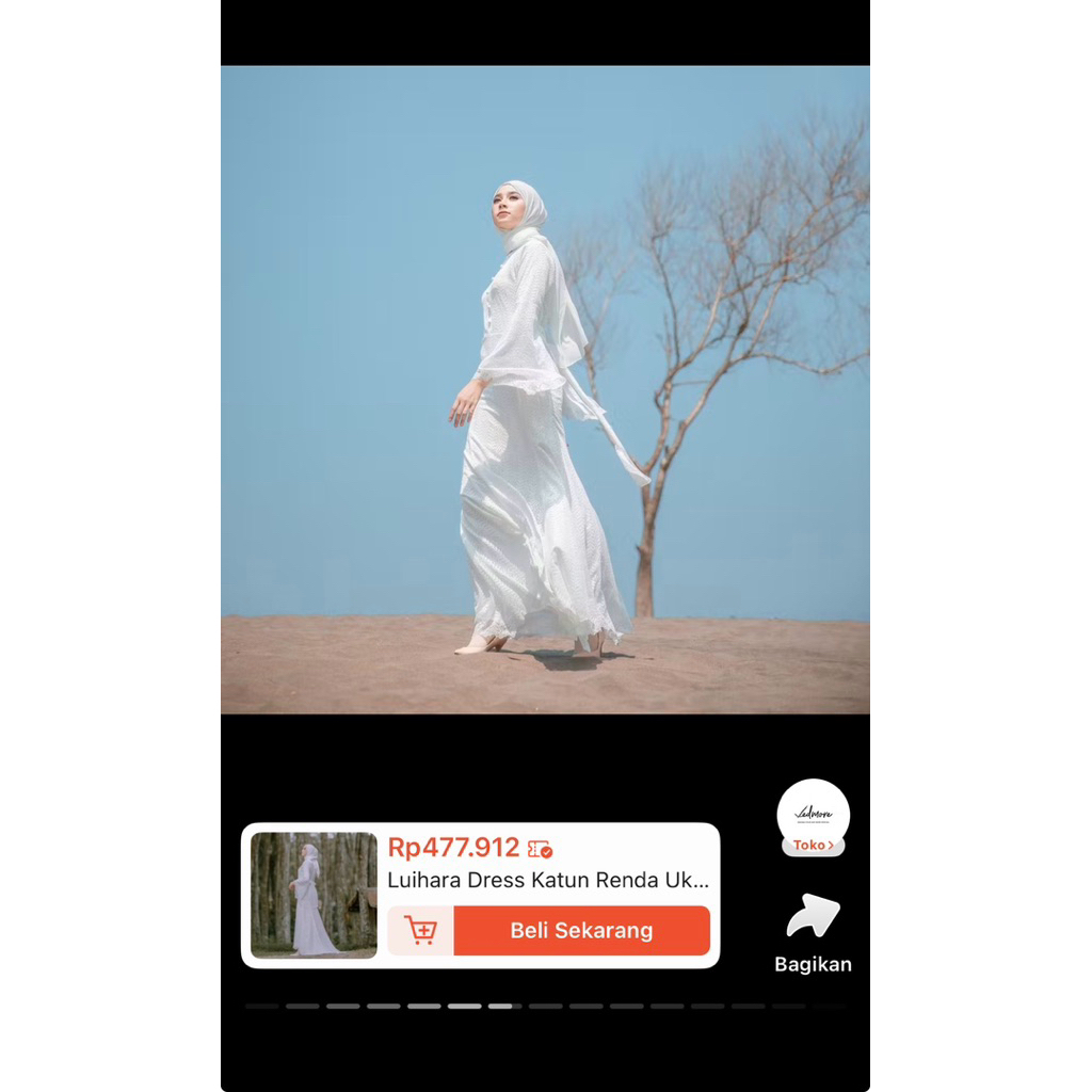 dress Luihara Edmore ukuran S