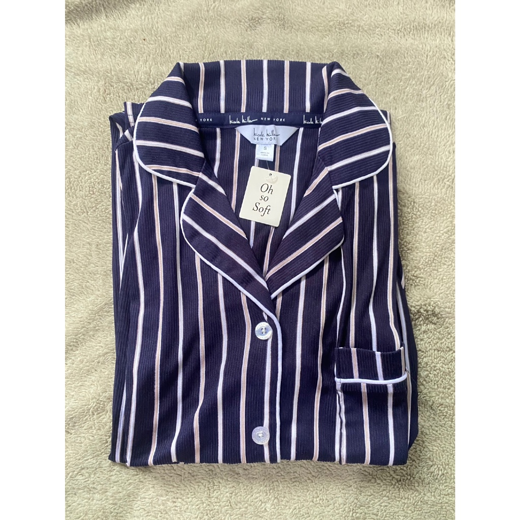 Piyama Dewasa Laura Ashley - Nicole Miller Atasan Pendek Bawah Panjang