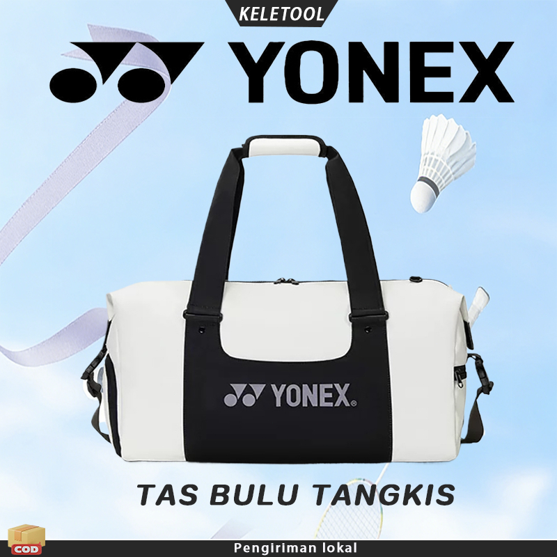 New Putih Tas Yonex Original Badminton Putih Tas YONEX Olahraga Tas Raket Badminton Yonex Tas Bulu t