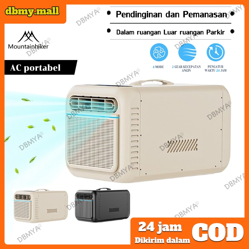 Mountainhiker AC portabel, tanpa drainase, AC mini untuk berkemah dan dipasang di mobil