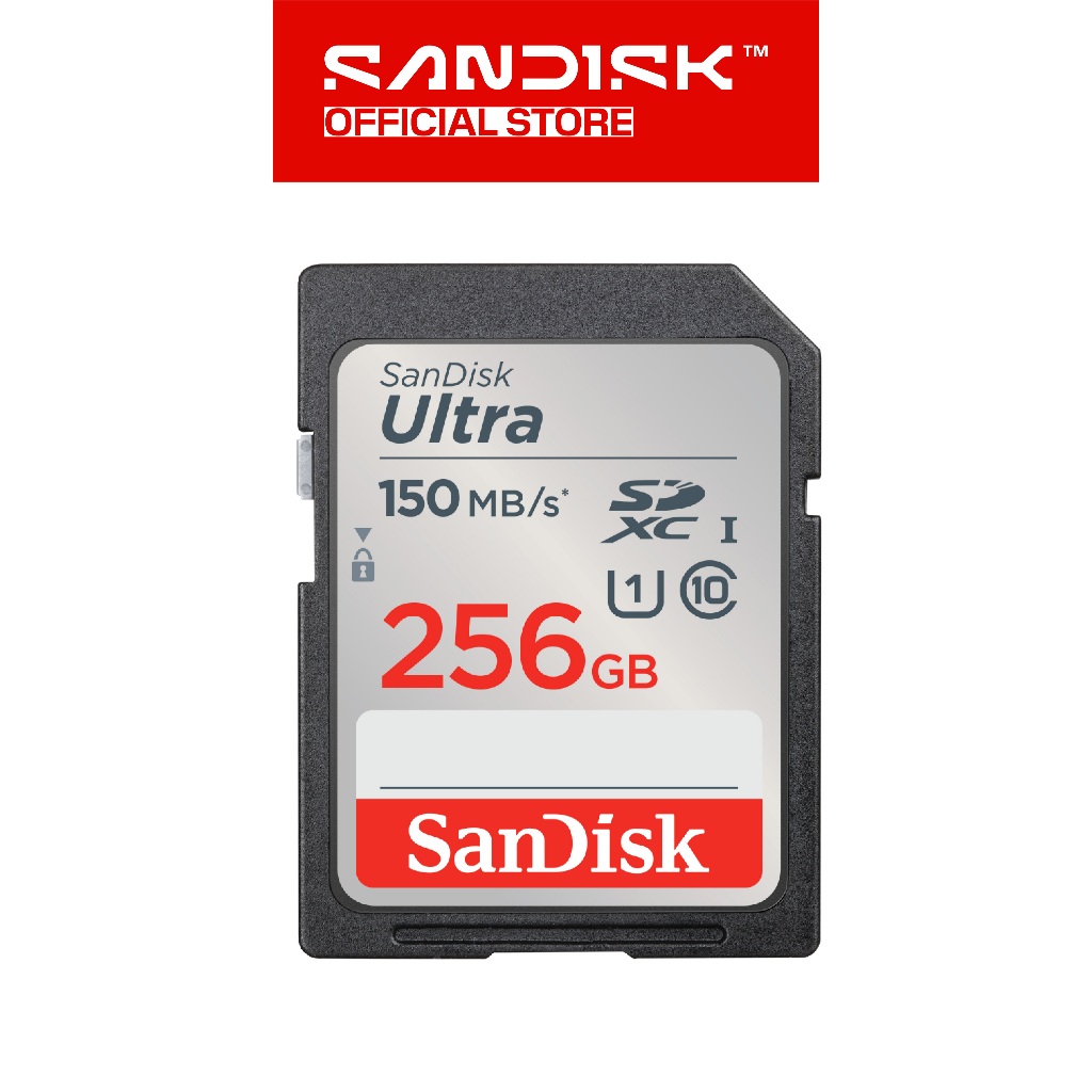 SANDISK SDXC Ultra 256GB UHS-I Class 10 (Up to 150MB/s) - DUNC