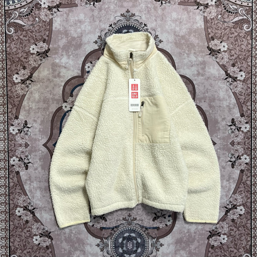 GU Uniqlo Sherpa Outter Jacket Seperti baru 100% Original size XL