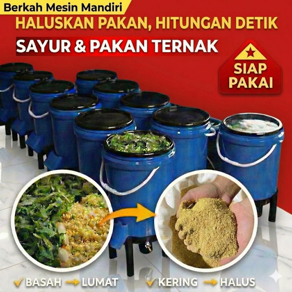Mesin Pakan Ternak Unggas Ayam Bebek Puyuh – Mesin Giling Jagung Dedak Kuat Mesin Pembuat Pakan Tern