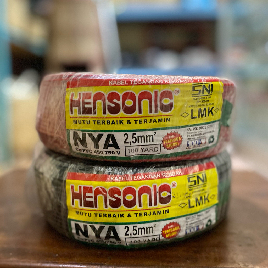 Kabel Hensonic NYA 1x2.5 mm 100 Yard Original Hensonic
