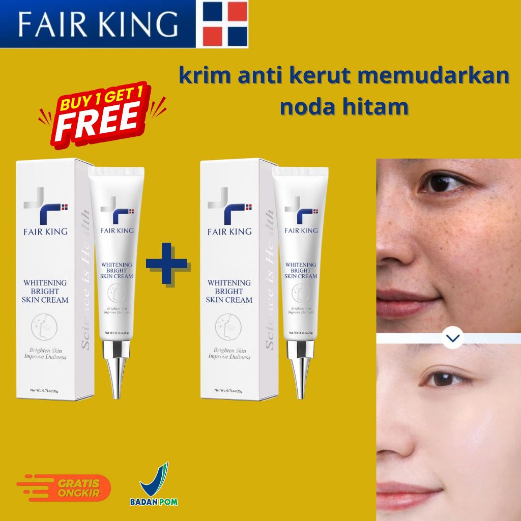 Promo Terbatas Beli 1 Gratis 1 FAIR KING Retinol Eye Cream Anti Aging 15g Krim Mata Retinol Ganda Me