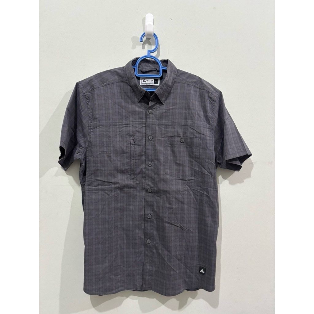 CRATER KEMEJA OUTDOOR PRIA SIZE L BAHAN MUDAH KERING