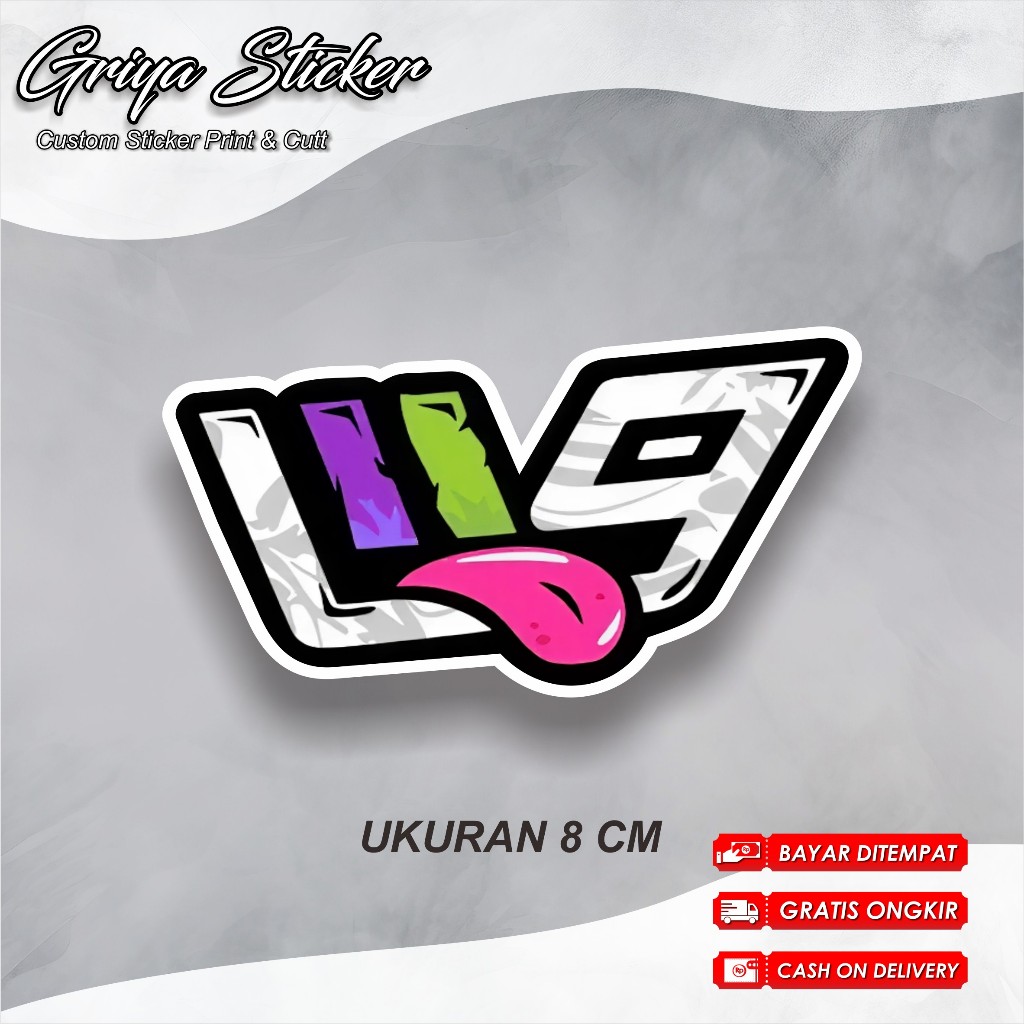 stiker motor - stiker w9 style stiker cutting bahan anti air W9 Style V2 Herex Cb Tiger Mega Pro GL