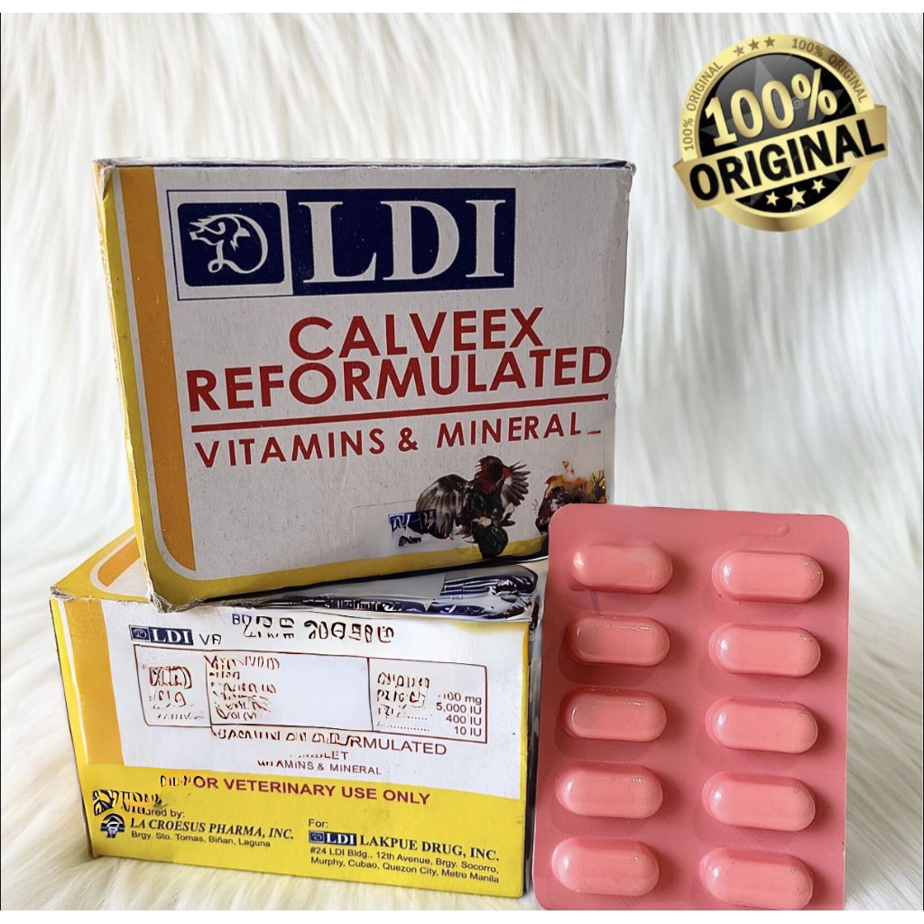 Calveex obat vitamin kalsium ayam import