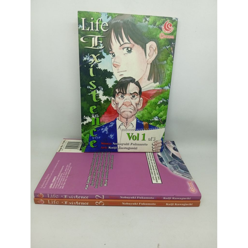 Komik Set Original Life Existence Vol. 01-03 (Tamat) (Level Comic) (Kaiji Kawaguchi) (COD)