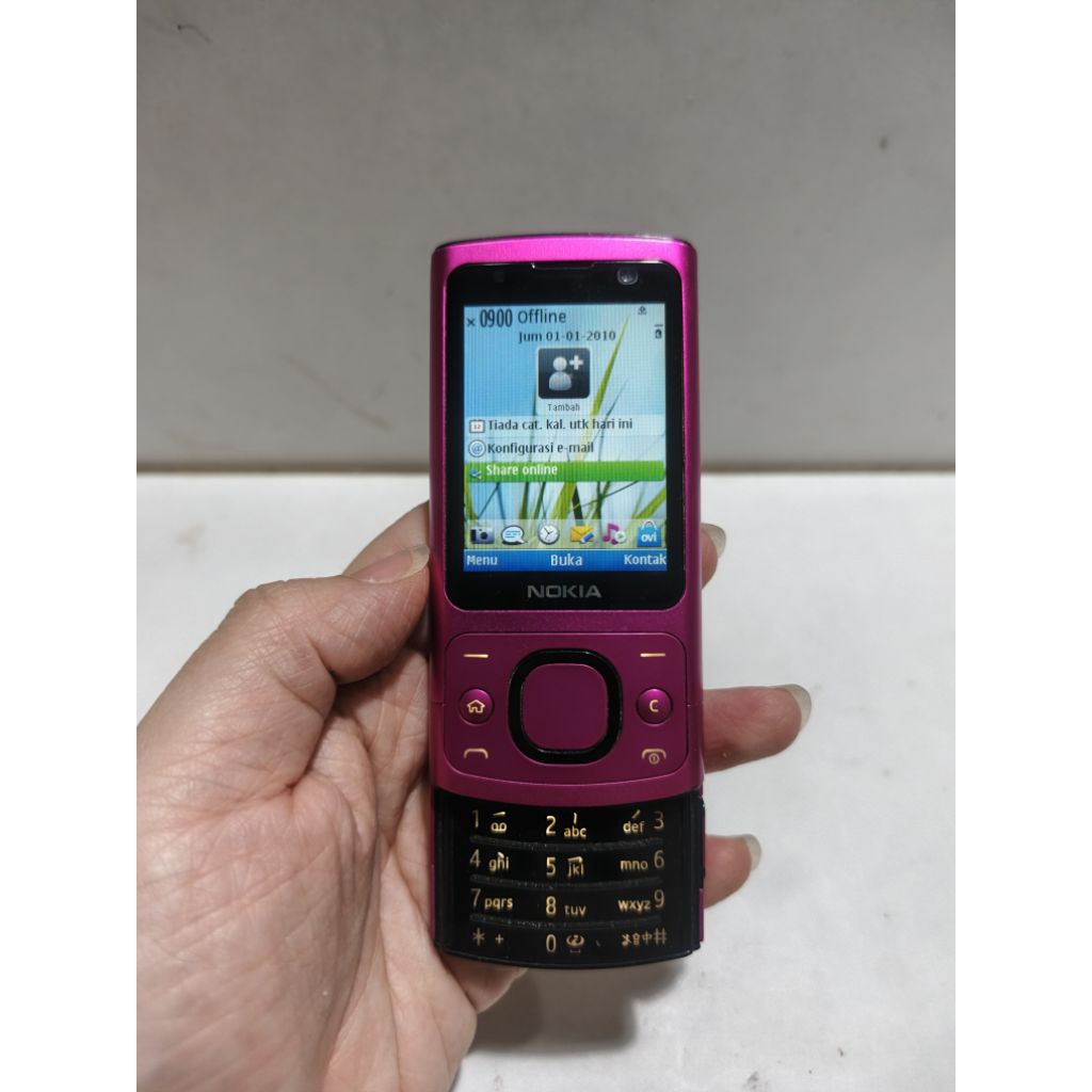 HP NOKIA 6700s PINK SLIDING PHONE ORIGINAL NOKIA UNIT NORMAL HP SECOND JADUL UNIK LANGKA