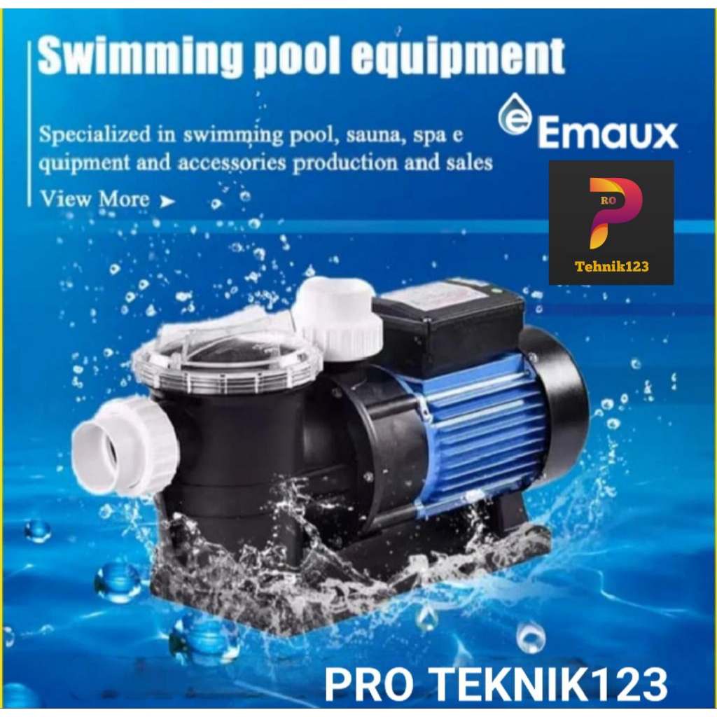 Mesin Pompa Kolam Renang Emaux 1Hp STP 100 Pompa Kolam Renang Emaux