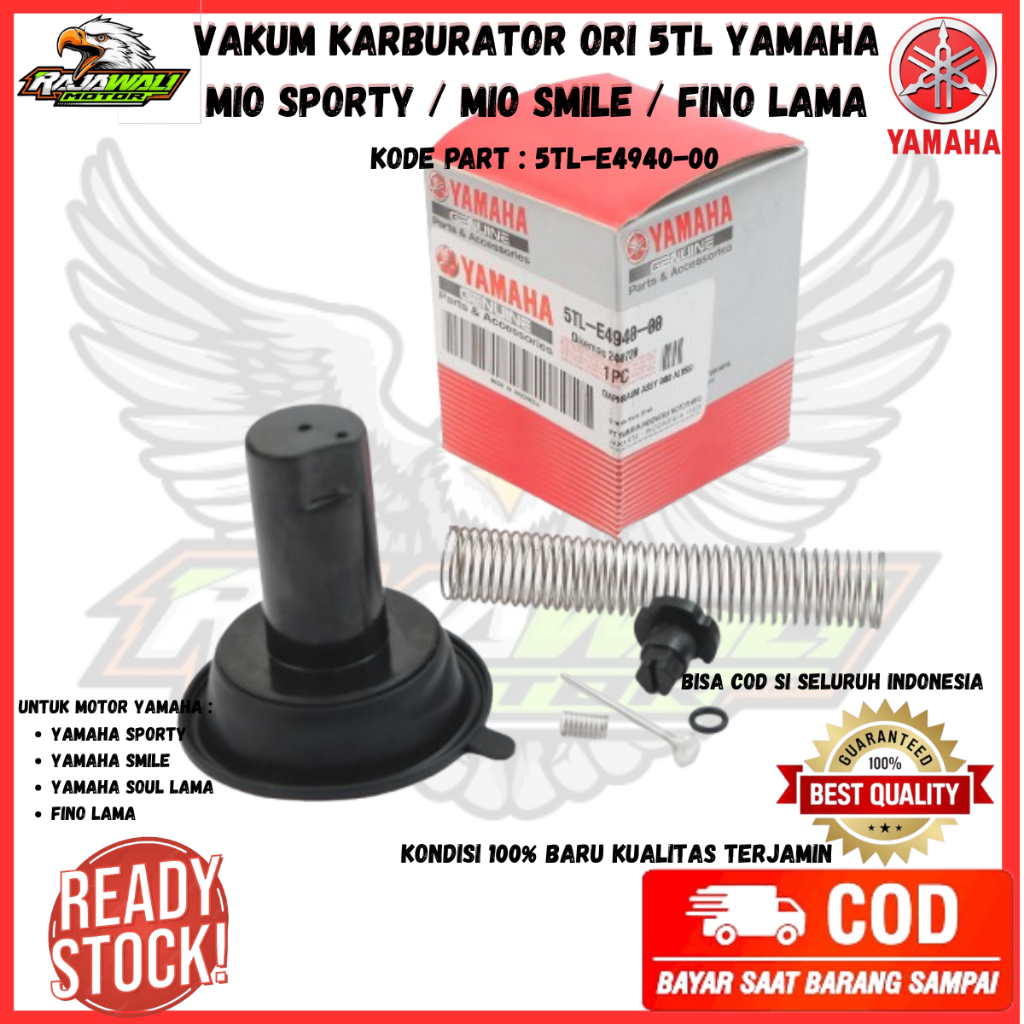 vakum mio smile ori - vakum mio sporty - vakum mio - vakum carbu mio sporty Vacum Karburator Mio 5TL