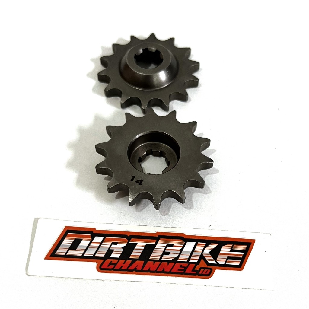 Gir Gear Depan GENDONG 428-14T KLX DTRACKER 150 Supermotor Velg Lebar Spacer KLX Dtracker