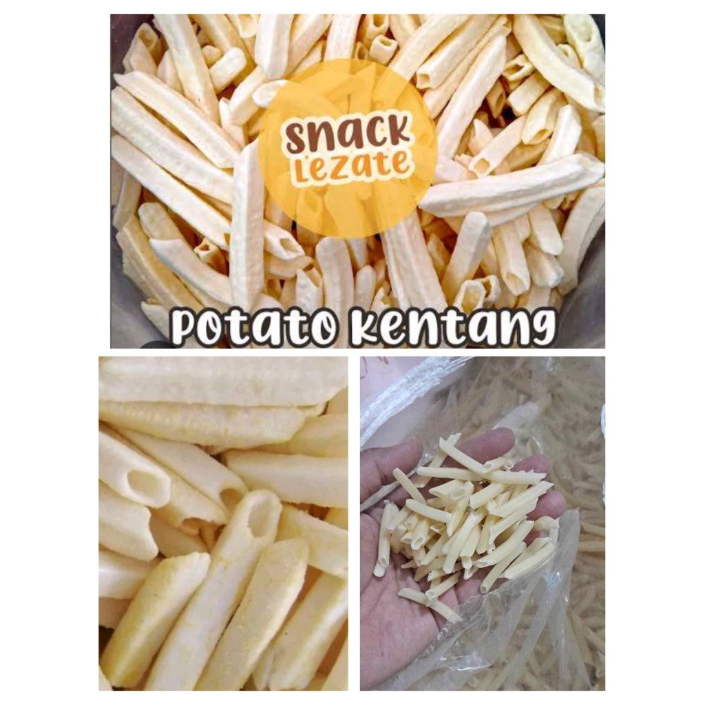 krupuk potato mentah
