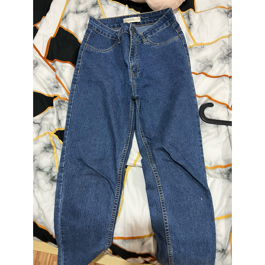 jeans high waist colorbox
