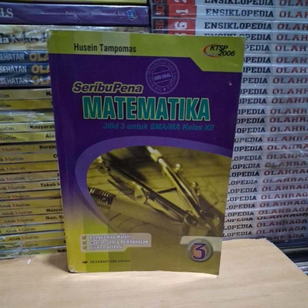 Buku Original Seribupena MATEMATIKA SMA MA Kelas 12 KTSP 2006 By Huein Tampomas Erlangga