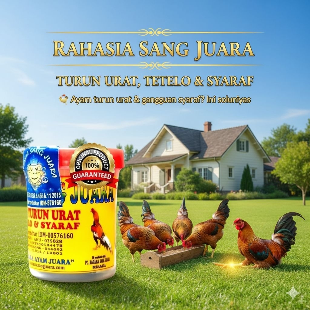 OBAT AYAM TURUN URAT LUMPUH & TETELO