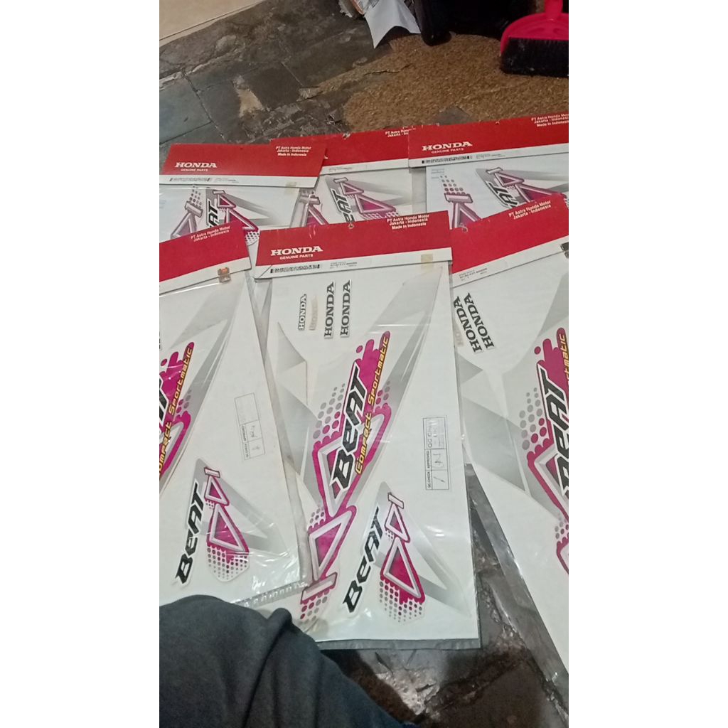 striping honda beat karbu original stiker beat karbu ori