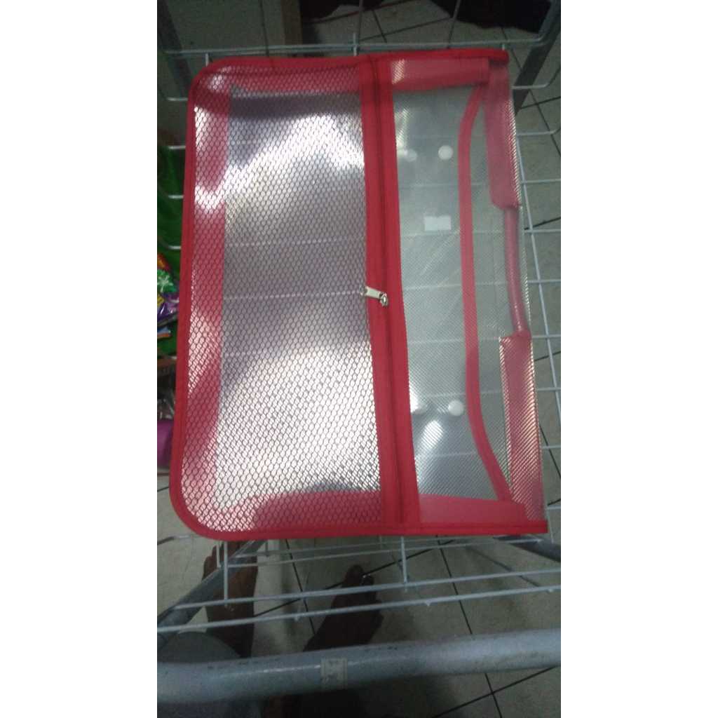 Map Zipper  Bening Folio ,Map Plastik bening Resleting