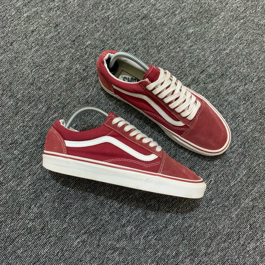 vans old skool maroon