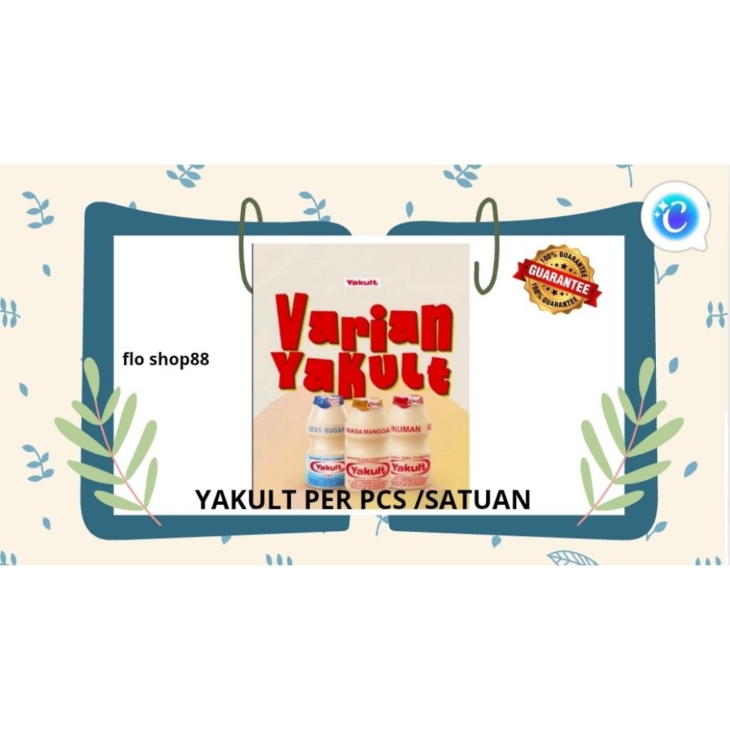 YAKULT LIGT LESS SUGAR / YAKULT MANGGA / YAKULT PROBIOTIK / YAKULT ORIGINAL