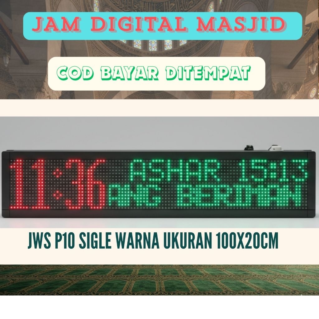 Jam Masjid Jam Masjid Digital Jam Sholat Jam Jadwal Sholat Jam Digital Masjid