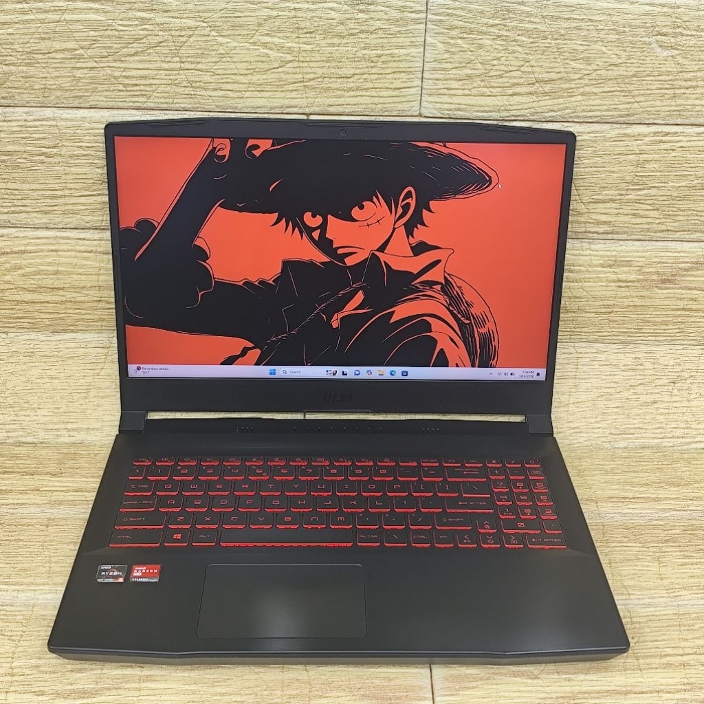 Laptop 2nd MSI BRAVO 15 B5DD AMD Ryzen 5 5600H RAM 16GB SSD 512GB RX 5500M