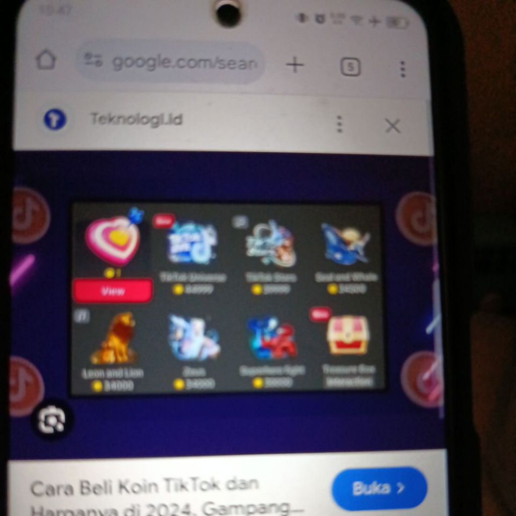 jual tiktok koin murah