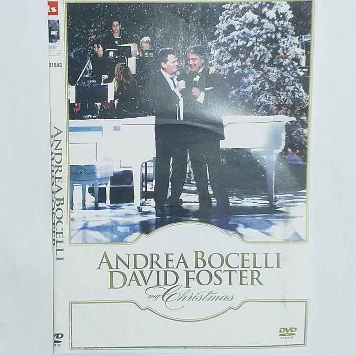 Kaset DVD Andrea Bocelli David Foster My Christmas Lagu Natal