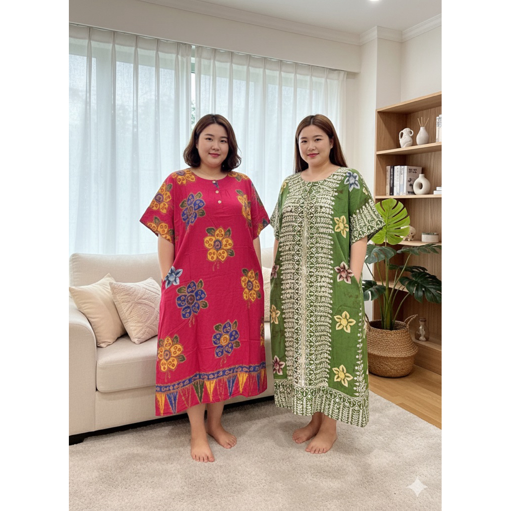 Daster Batik Merek Primadona Cetak Super Jumbo 5L Daster Primadona Cetak Super Jumbo LD 150cm