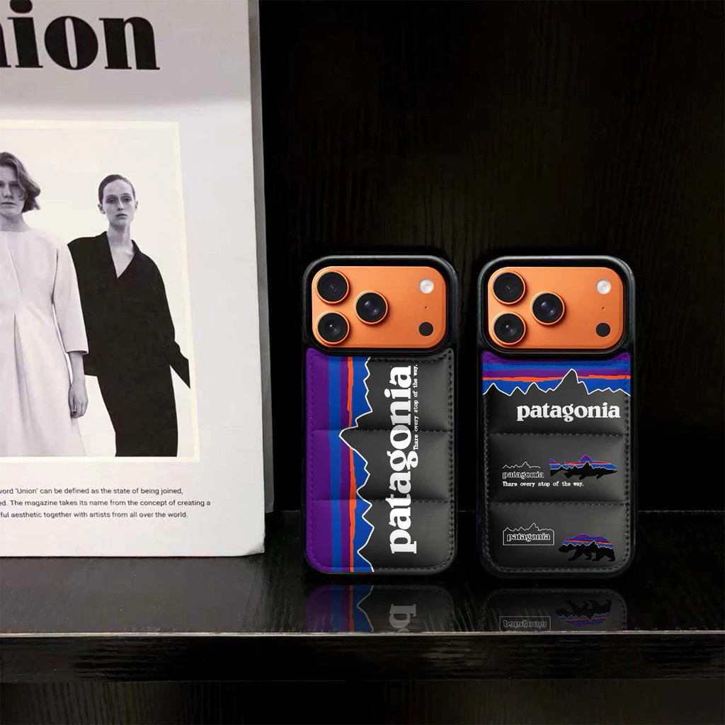 case casing PUFFER AIRBAG DOWN JACKET PATAGON XO PEACE MINUS CARH For IPHONE 17 16 15 14 13 PRO MAX 
