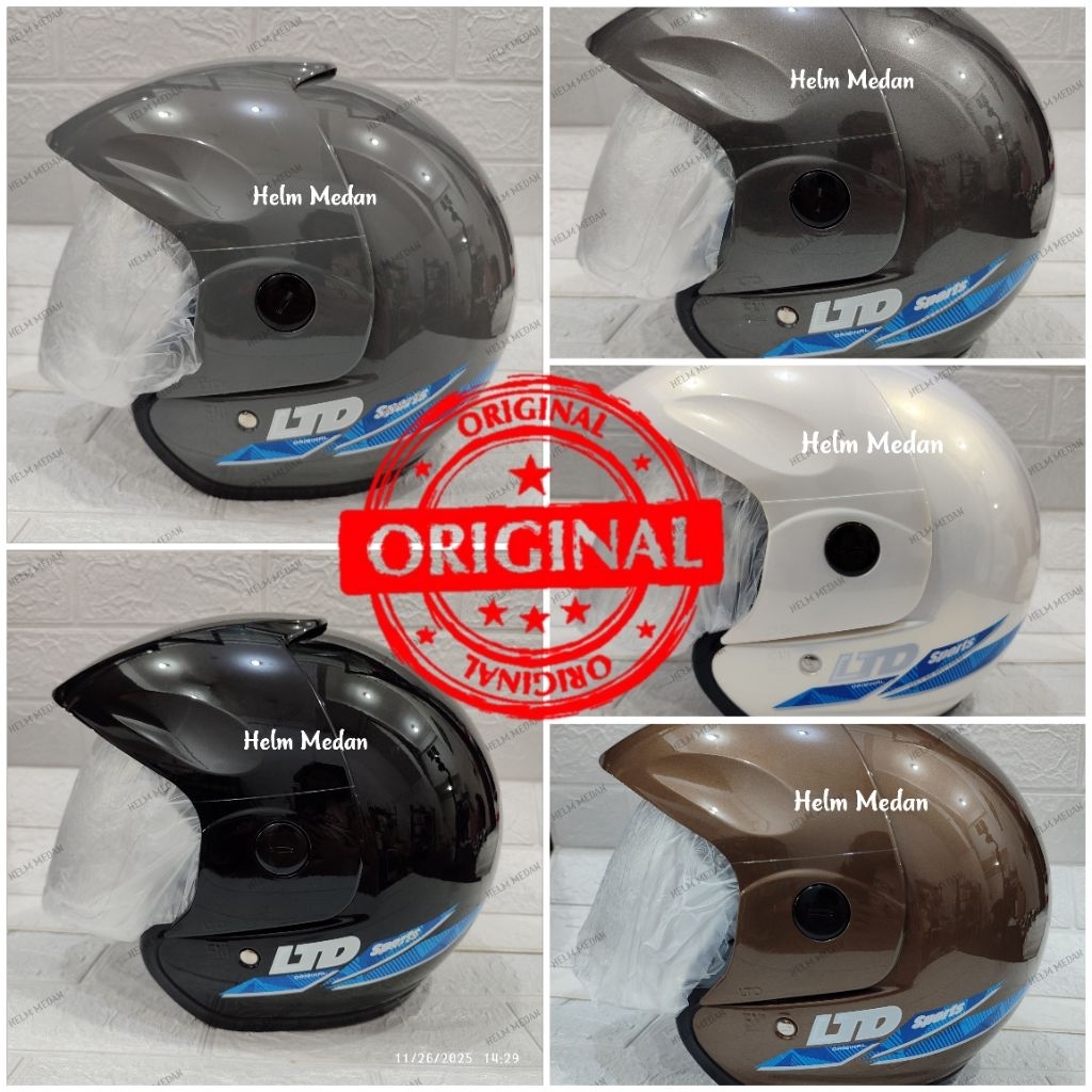 Terbaru Helm LTD Sport New Lis Sticker Decal (Permanen) Original 100% Malaysia