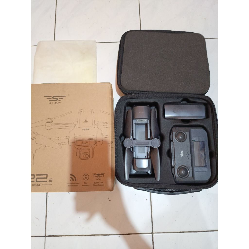 Drone Sjrc F22S 4K pro bekas (Bonus SD card+batok charger)