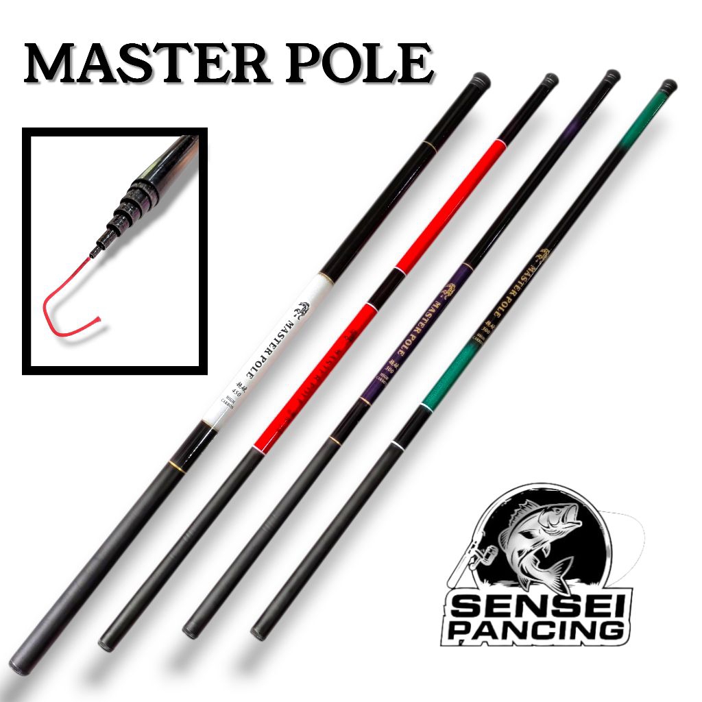 JORAN TEGEK MURAH RUAS PANJANG MASTER POLE 180 210 240 270 300 360 450CM