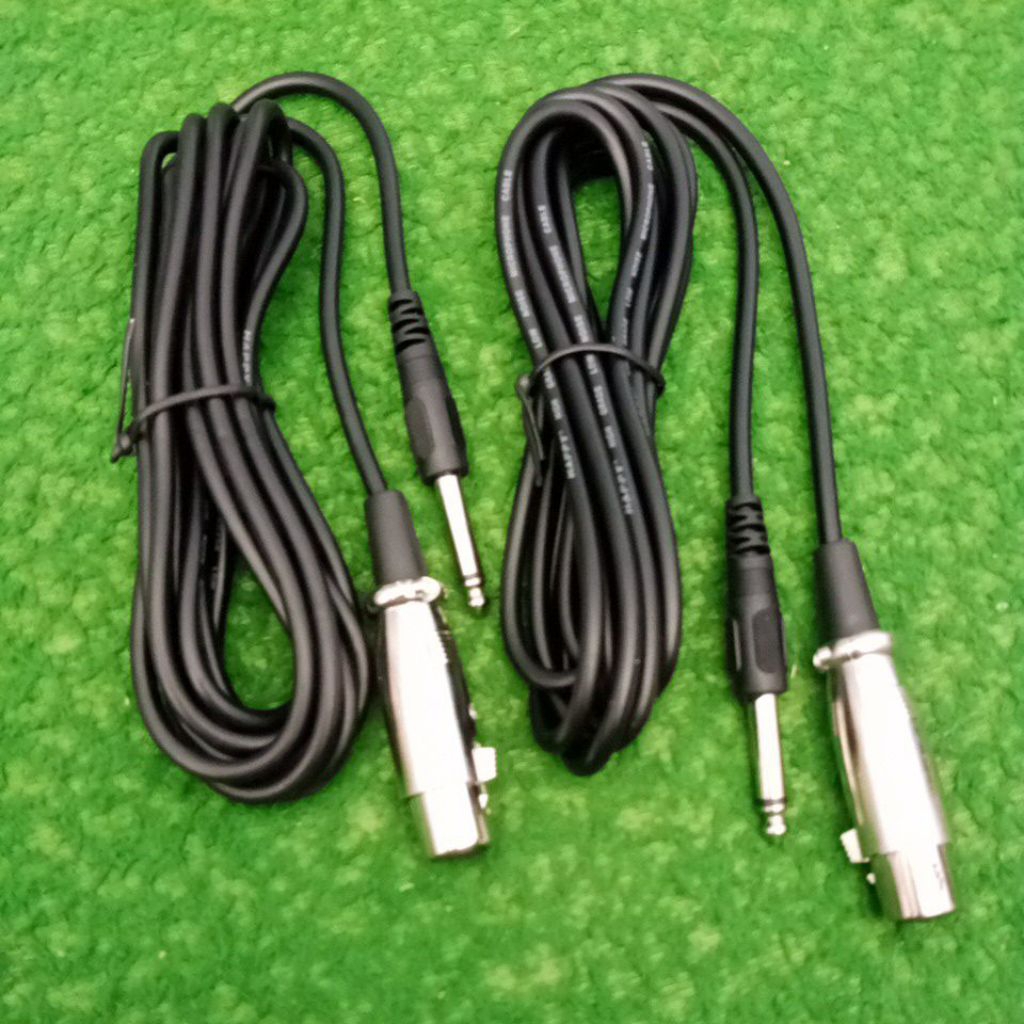 Kabel microphone jek akai ukuran 6,5