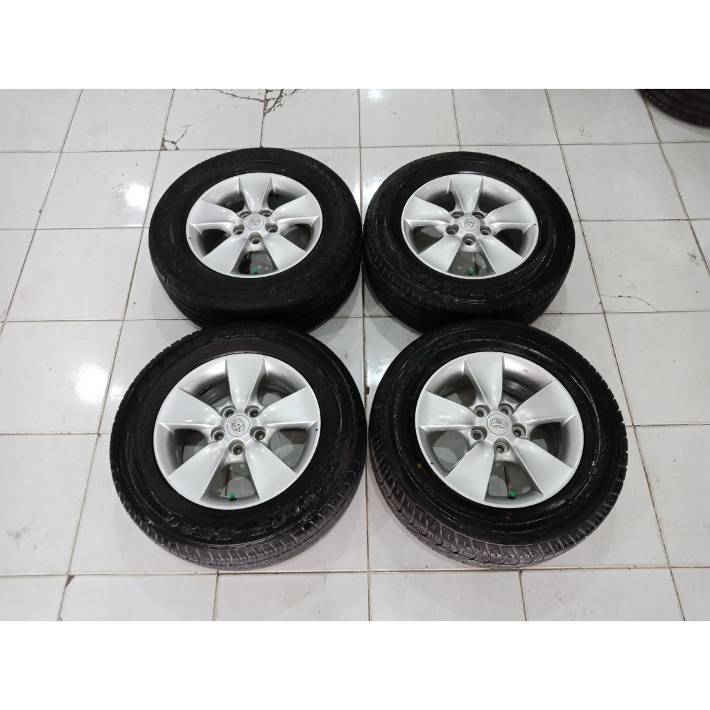 Velg Rush R16 PCD 5x114 Plus Ban 235 60 R16 Bekas Murah Isi 4 Pcs