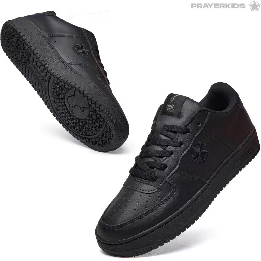Prayer kids - Sepatu Unisex Owl Black