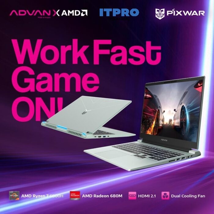 ADVAN PIXWAR NOTEBOOK AMD RYZEN 7-6800H 16GB 512GBSSD W11