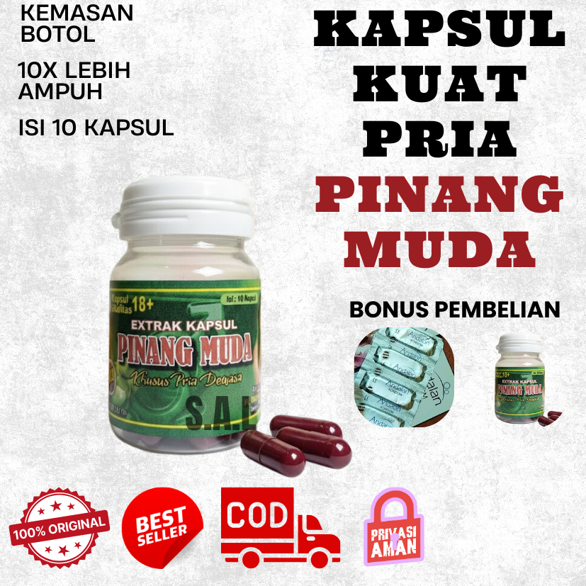 Kapsul Pinang Muda 100% ASLI