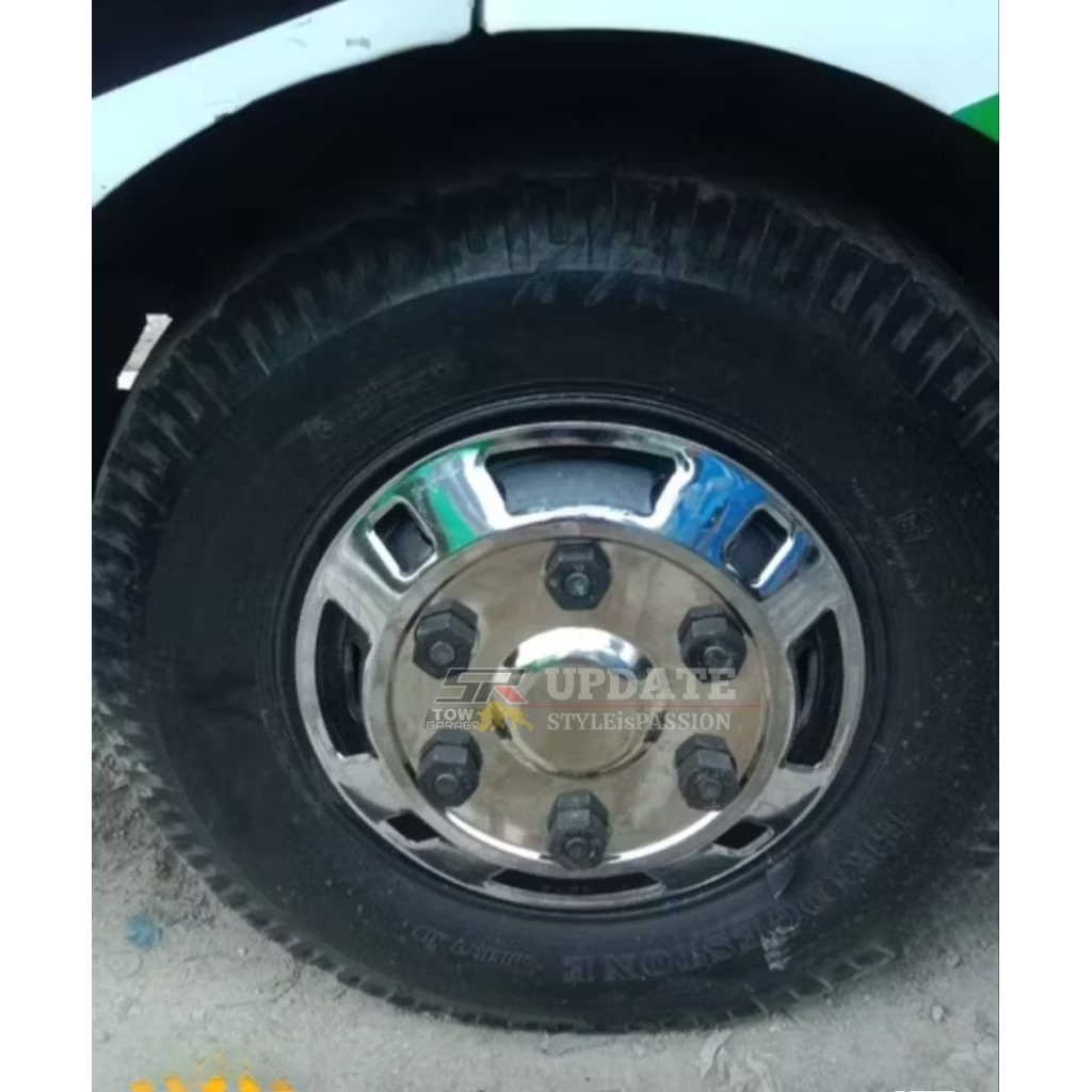 Truk Canter Wheeldop Weldop Roda Ring 16 isi 4 lengkap brecket